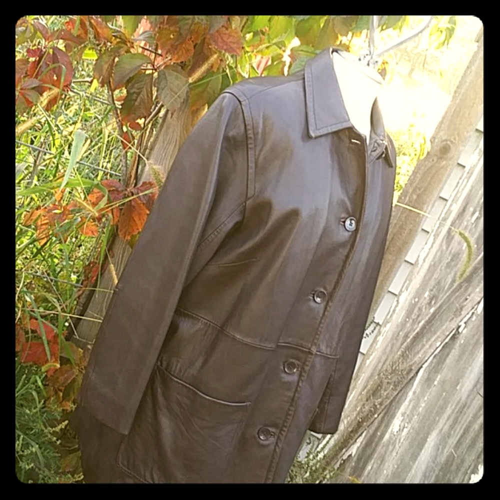 Wilsons Leather XL Brown Leather Jacket